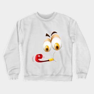 funny face Crewneck Sweatshirt